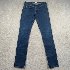 Hudson Collin Skinny Jeans Dark Wash Denim Mens Size 26 Made in USA